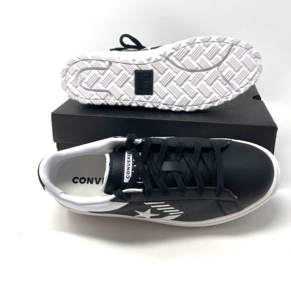 💖MEGA SALE💖Converse Women  Rivals PRO LEATHER X2 OX Black White Low   168760C - Picture 4 of 11
